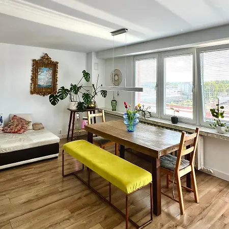 Designer Loft 60m Sq In Cracow Center Sunny Top-floor With Balcony, King Bed & Great Transport * Kraków